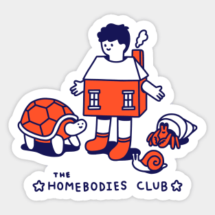 The Homebodies Club Sticker